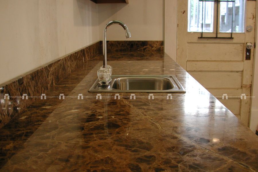 Đá Marble Nâu Hoàng Đế (Dark Emperador) - Đá Ốp Tường, Mặt Tiền 3