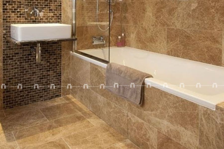 Đá Marble Light Emperador - Ốp Tường, Mặt Tiền 2