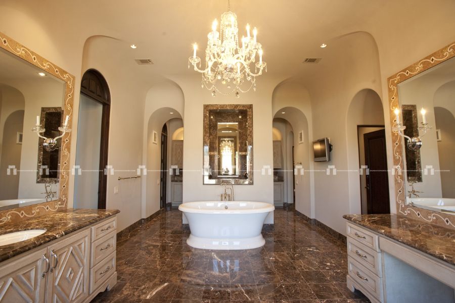 Đá Marble Nâu Hoàng Đế (Dark Emperador) - Đá Ốp Tường, Mặt Tiền 4