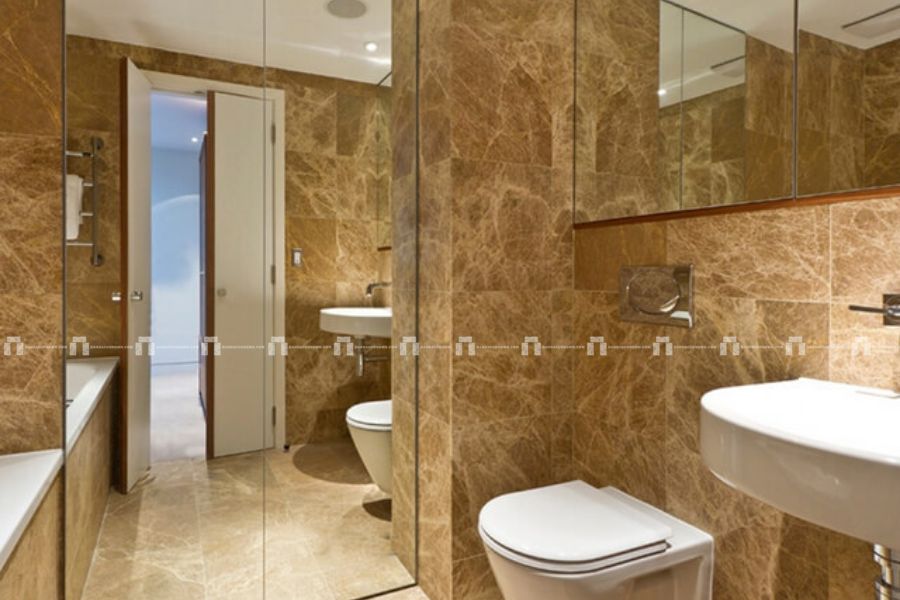 Đá Marble Light Emperador - Ốp Tường, Mặt Tiền 3