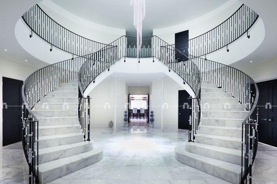 Đá Marble Trắng Bianco Carrara - Lát Cầu Thang, Lát Sàn 4