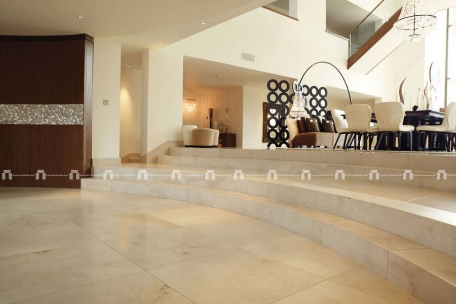 Đá Marble Cream Marfil (Kem Ngà) - Ốp Tường, Mặt Tiền 4