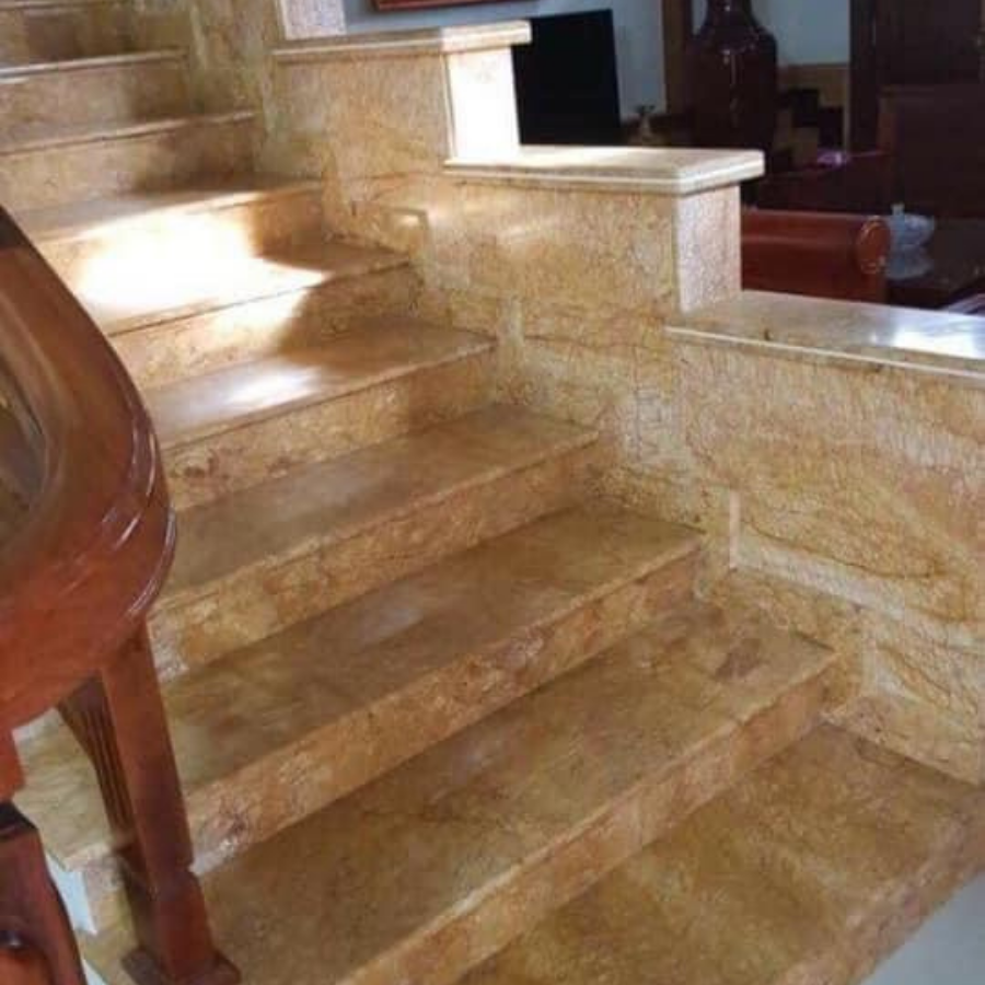 Thi công đá bậc cấp