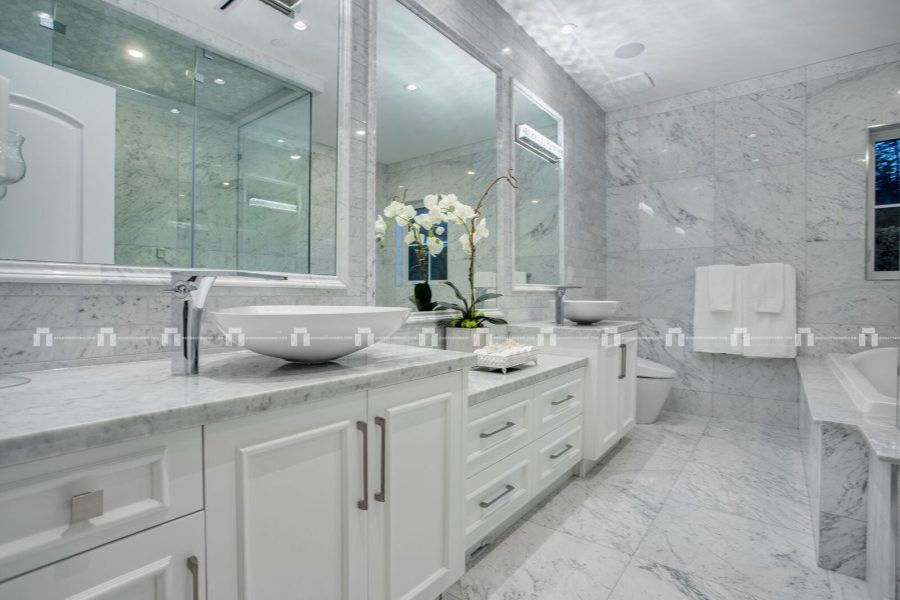 Đá Marble Trắng Bianco Carrara - Lát Cầu Thang, Lát Sàn 5