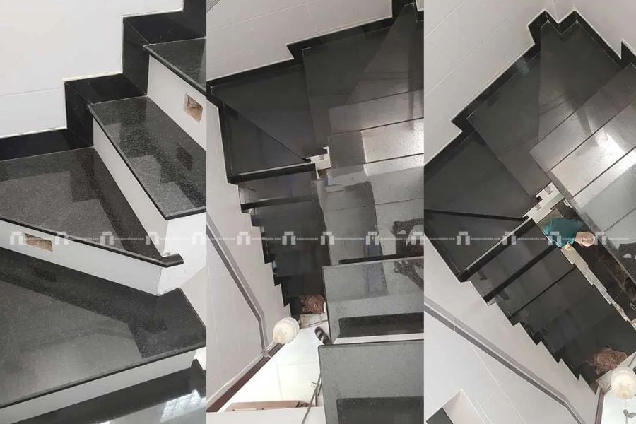 Đá Hoa Cương Đen Campuchia - Ốp tường, mặt tiền 5