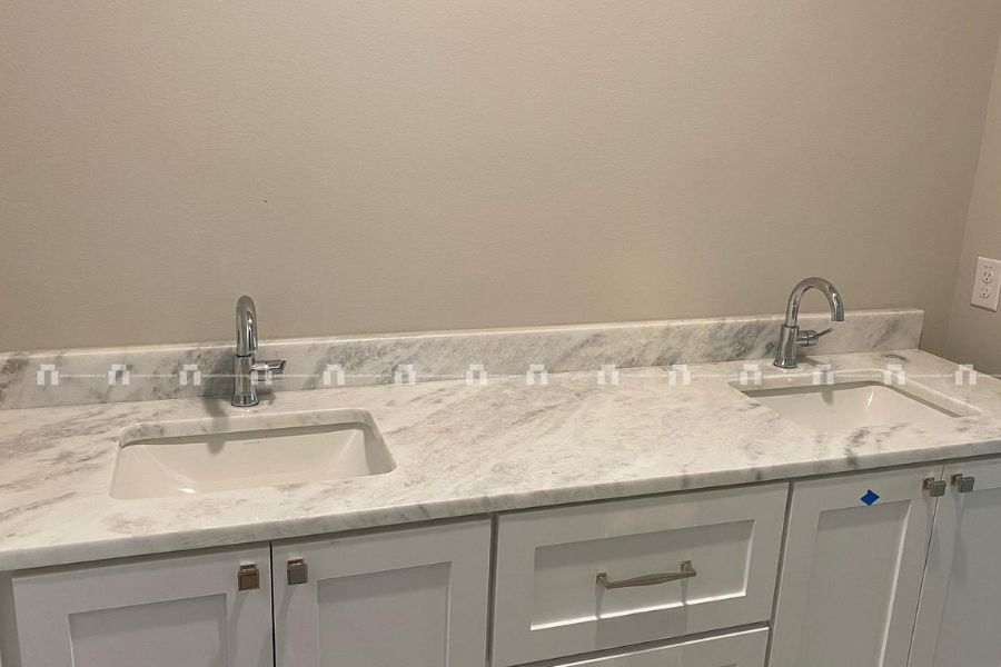 Đá Marble Trắng Bianco Carrara - Làm Bàn Bếp, Lavabo 2