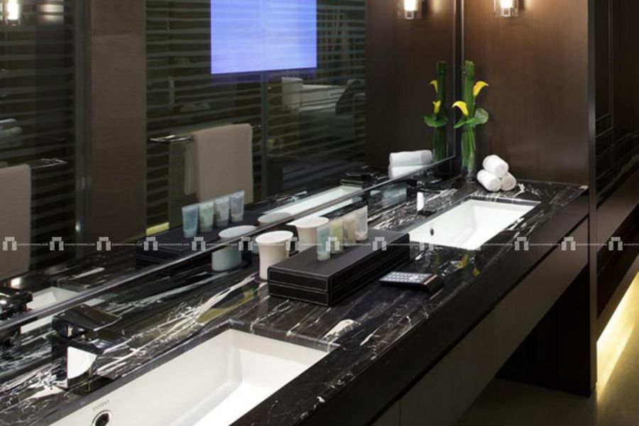 Đá Marble Đen Tia Chớp - Lát Cầu Thang, Lát Sàn 6