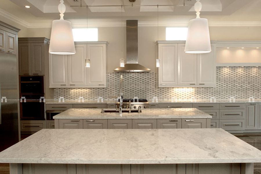 Đá Marble Trắng Bianco Carrara - Lát Cầu Thang, Lát Sàn 6