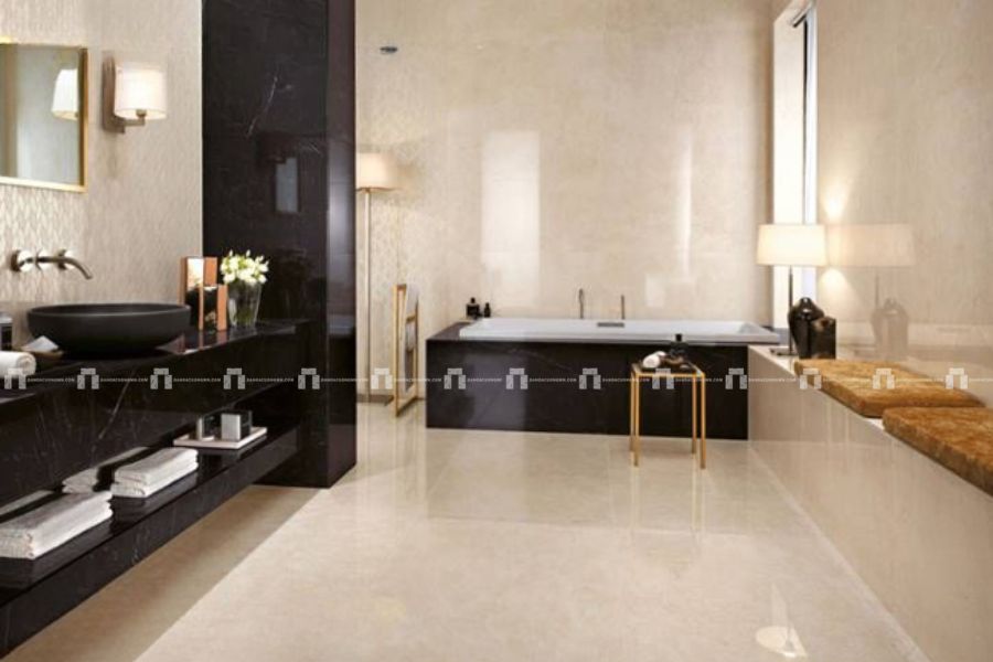 Đá Marble Kem Oman (Cream Oman) - Làm Bàn Bếp, Lavabo 5