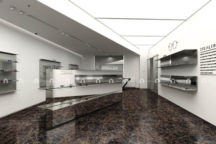 Đá Marble Nâu Hoàng Đế (Dark Emperador) - Đá Ốp Tường, Mặt Tiền 2