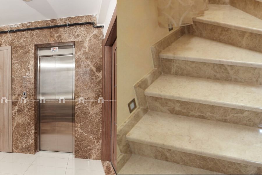 Đá Marble Light Emperador - Ốp Tường, Mặt Tiền 6