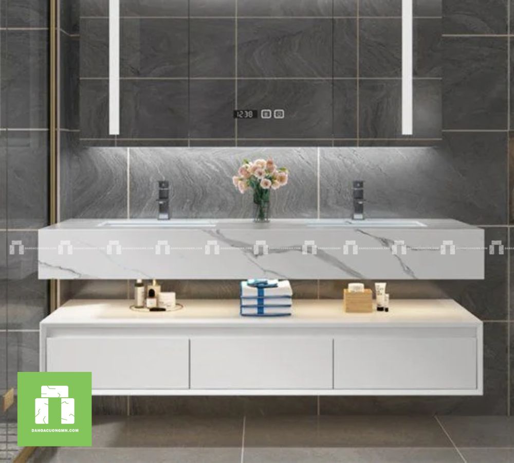 Những loại đá ốp lavabo phổ biến