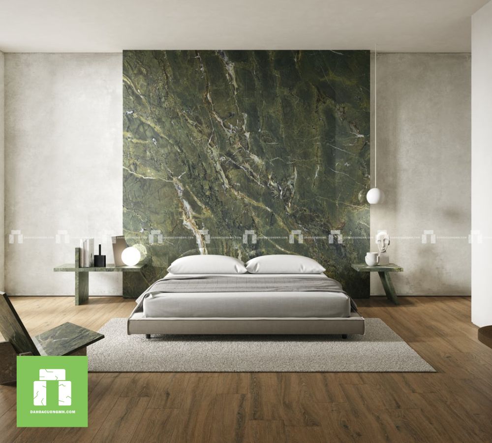 Thi công ốp đá phòng ngủ